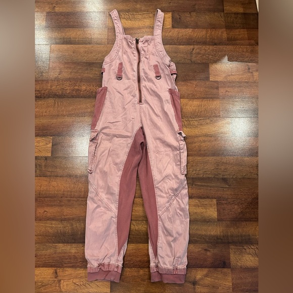 free people movement Pants - Free People Movement Fast Track Onesie in Withered Rose Women’s Size Small
